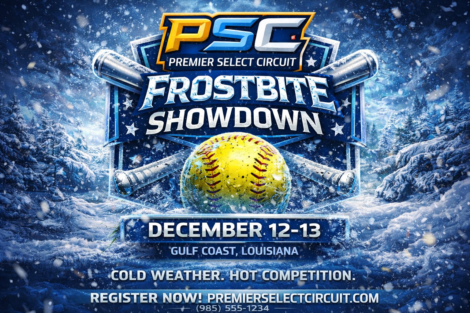 Frostbite Showdown flyer