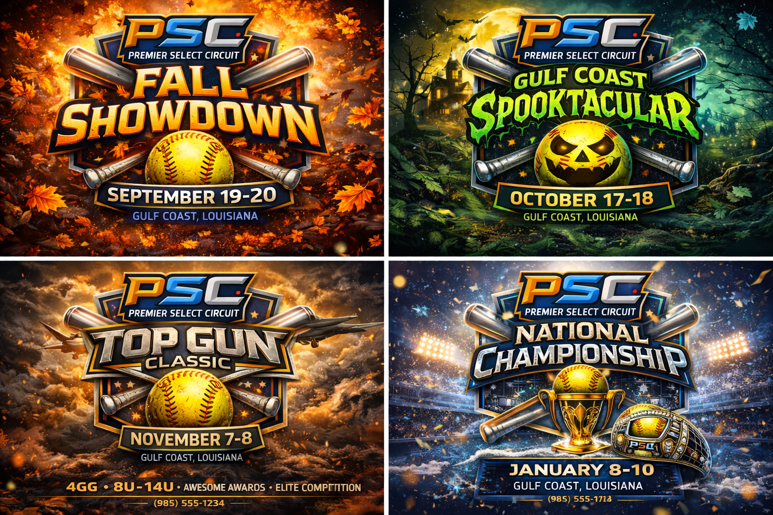 PSC season posters